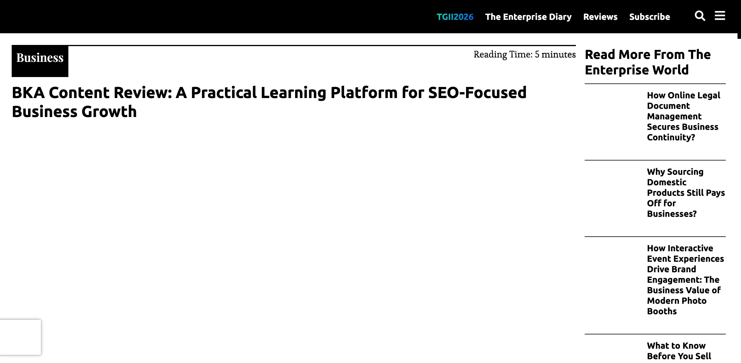 A public review of SEO Digital Marketing Academy